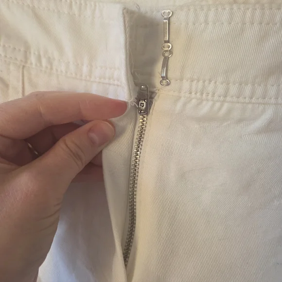 TRINA TURK Reyne White Textured Pants 6 NWT Wide Leg Mid Rise $292